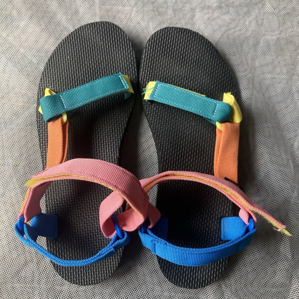 Teva Original Universal Hiking Sandals 1003987 Rainbow Women's 11